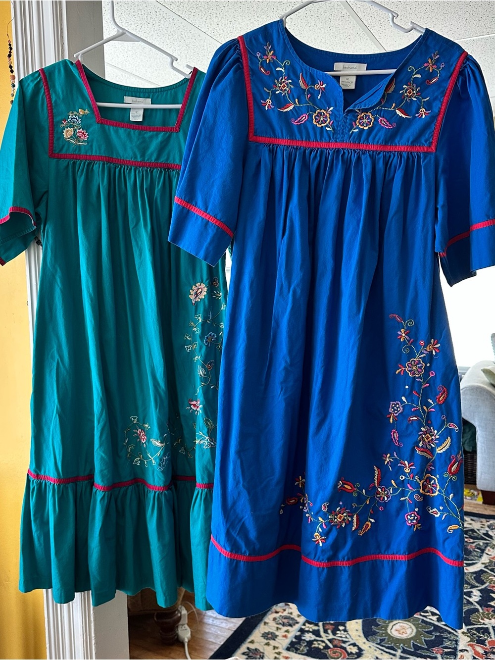 Vintage Bechamel 100% Cotton Housedress/Patiodress - set of 2